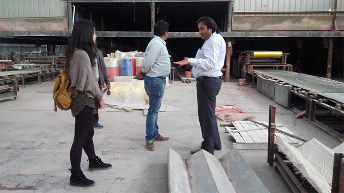 印度客戶來(lái)我公司參觀考察